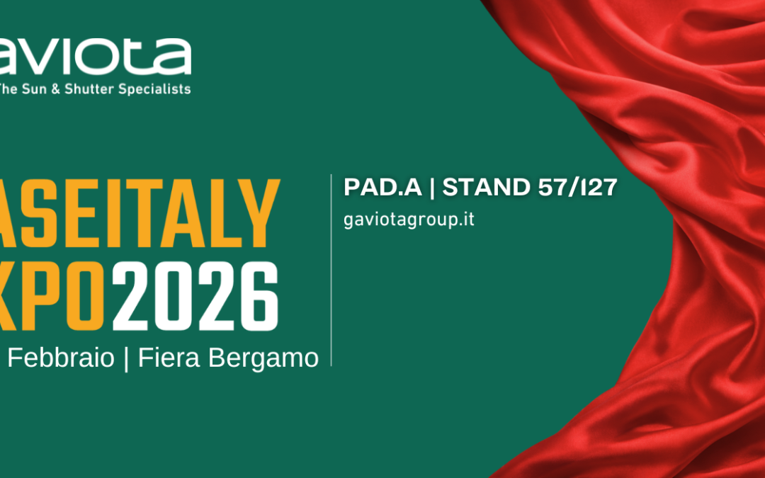 Gaviota at Caseitaly Expo 2026: Innovation and Outdoor Living in Bergamo
